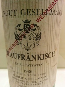 Gesellmann Blaufränkisch 1986